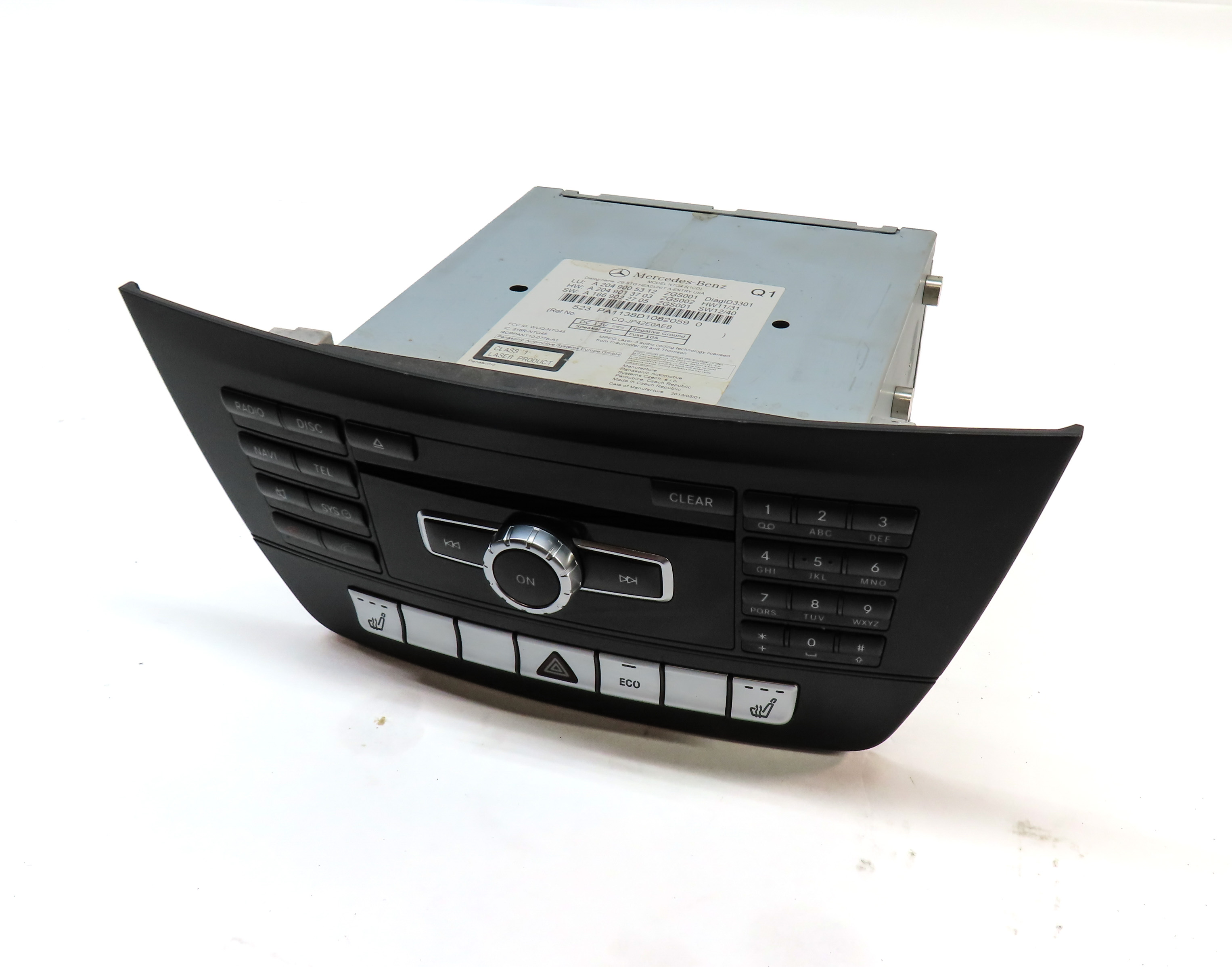 2013 MERCEDES BENZ C250 C300 C350 (W204) GPS NAVIGATION CD RADIO STEREO RECEIVER — exact item pictured